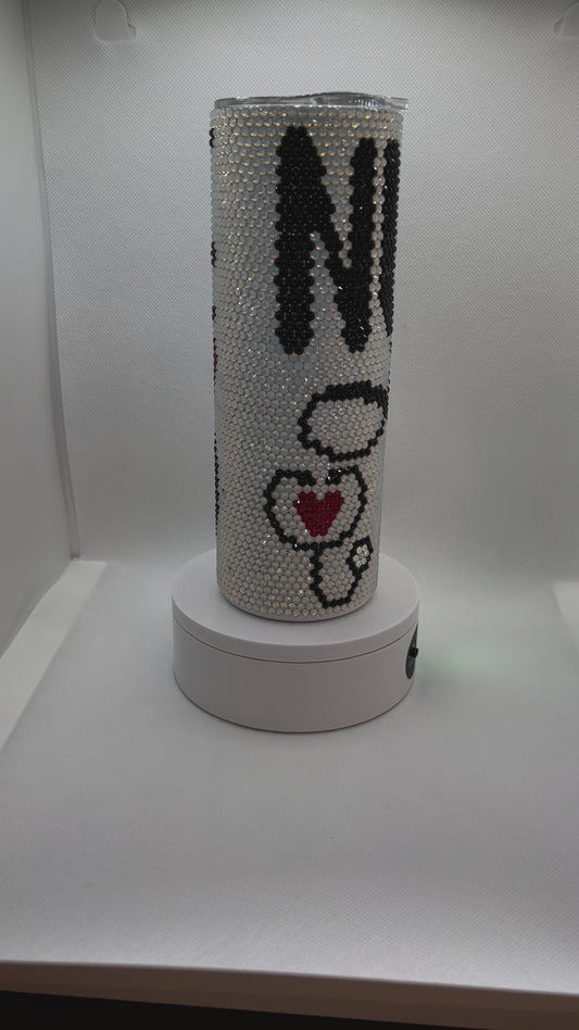 20oz Rhinestone Tumbler with a Nurse Theme